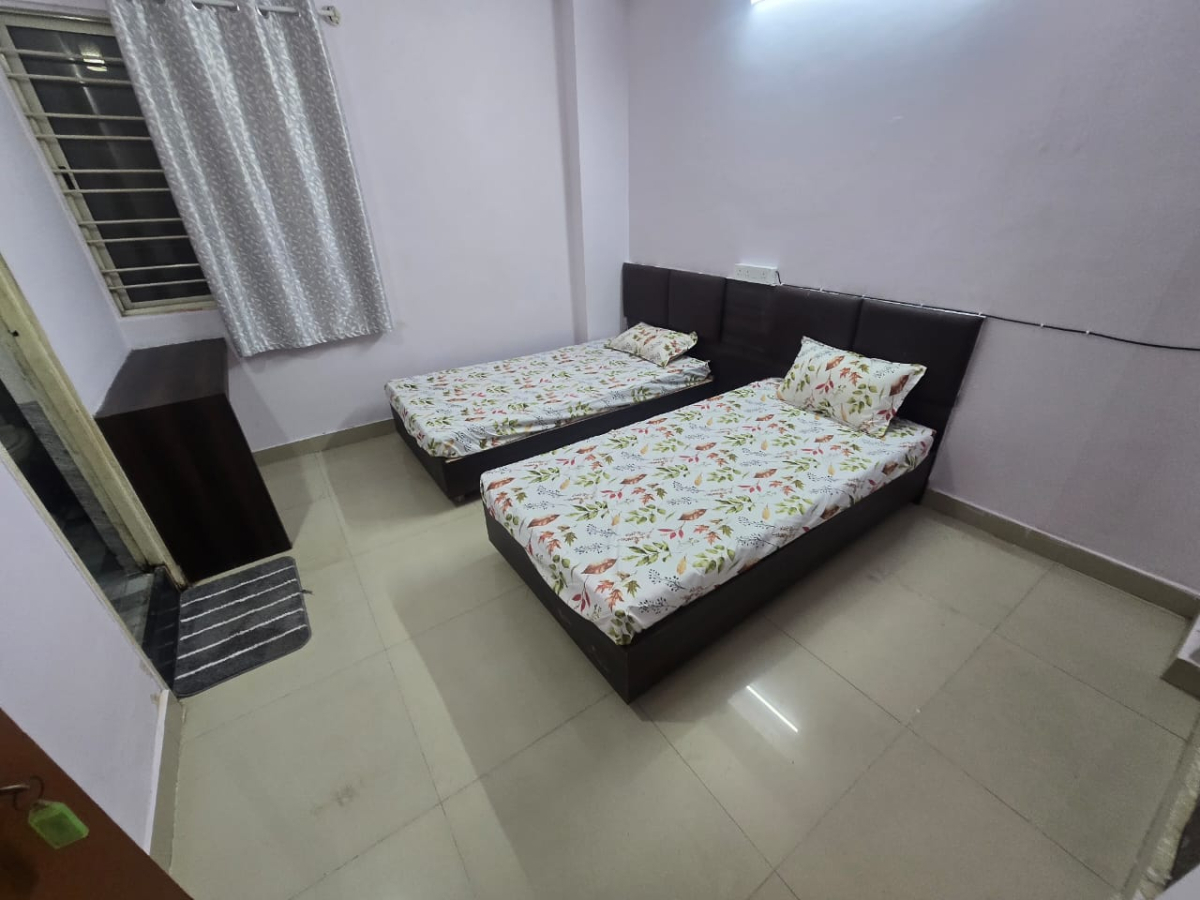 
Home-cooked food served at Amber House near Christ University